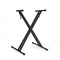 X-Frame Keyboard Stand Adjustable Double-Braced Keyboard Stand Reinforced Lightweight for Keyboardists, Home Practice