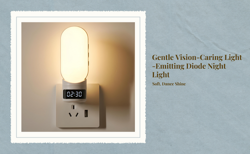 Dimmable LED night light, eye-safe