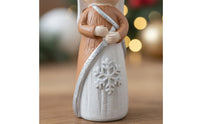 Classic Design Resin Nativity Scene Meaningful Gift Nativity Scene Set Detailed Craftsmanship Jesus Birth Figurine Collection Collectible Figurines for Mantelpiece, Church