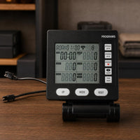 Display Screen Fitness Console Rectangular Electronic Fitness Console Black