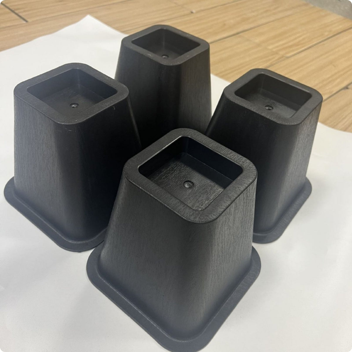 Bed Riser Block Height Increase Plastic Bed Riser Sturdy and Stable for Bedroom