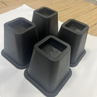 Bed Riser Block Height Increase Plastic Bed Riser Sturdy and Stable for Bedroom