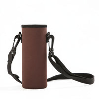 Bottle Carrier Adjustable Shoulder Strap Thermal Insulation Sleeve for Cycling