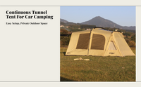 SUV Tailgate Tent, Tunnel Design, Waterproof for Camping