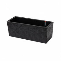 Balcony Railing Planter Drainage Holes Rectangular Hanging Planter Space Saving Garden Decoration for Terrace