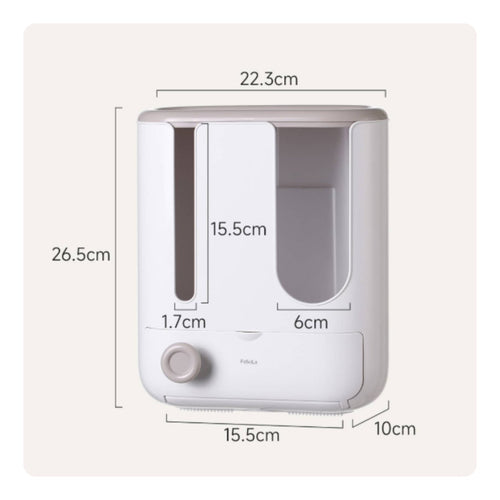 Wall Mounted Bathroom Tissue Holder Space Saving Bathroom Tissue Roll Rack