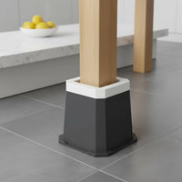 3 Pieces Plastic Furniture Foot Long-Lasting Couch Risers Easy to Install