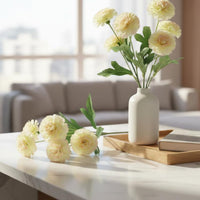 Artificial Carnation Bouquet Realistic Appearance Silk Carnation Flowers Long Home Decoration for Brides, Event Planners, Table Centerpiece