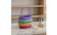 Oval Storage Basket Woven Basket Open Top