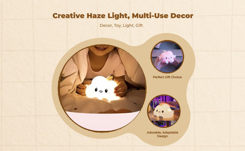 Dimmable LED night light for kids