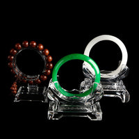 Acrylic Bracelet Holder Jewelry Display Stand for Bracelets, Beads, and Jade
