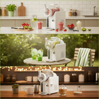 Countertop Slushie Machine Electric Slushy Machine Space-Saving Slushie Maker with Cup Holder Fast for Home Bar, Parties