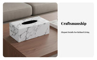 Tissue Box Elegant Easy to Clean Decor for Business Owners