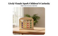Educational Matching Board Educational Double-Sided Wooden Reasoning Board Preschool Reasoning Game for Children