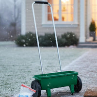 Push Spreader Foam Foam-Handle Spreader Large Capacity Garden Tool