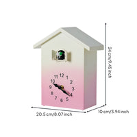 Cuckoo Wall Timepiece Nordic Design Bird House Timepiece Easy Setup