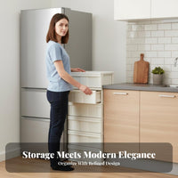 Gap Storage Cabinet Space-Saving Drawer Unit Slim design With casters for Apartment Dwellers, Students, Bedroom