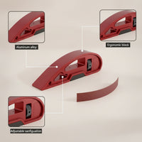 Manual Sander with Tension Wheel Sturdy Sandpaper Clamp Precision