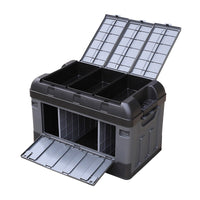 Foldable Car Trunk Organizer - 70L/80L Storage Box for Camping and Outdoor