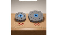 2 Pieces Fly Fishing Foam Holder Round Foam Fly Holder Holed