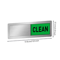 Dishwasher Indicator with Sliding Panel Sleek Dishwasher Clean Dirty Sign Magnetized Sliding Sign Easy to Read for Busy Families