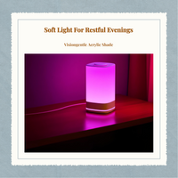 Rechargeable RGB bedside lamp