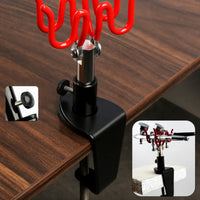 Clamp-on Spraying Instrument Holder Stable Spraying Instrument Holder with Desk Clamp Sturdy for Hobbyists, Miniature Painters, Workbench, Studio