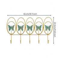 Wall Hook Rack Slim Decorative Wall Hook Rack Space Saving for Indoor