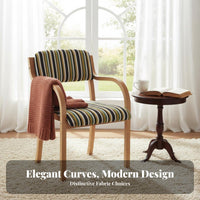 Wooden Armchair with supportrest sturdy Wood Armchair with Wooden Legs support supporting