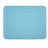 Silicone Kitchen Mat Embossed Heat Resistant Silicone Mat Easy-to-Clean