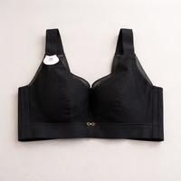 Women's Bras Minimizer Underwire Support with Extremely Thin Molded Cups for Big Chest, Full Coverage T-Shirt Style for Everyday Wear