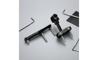 Steering Damper Mounting Kit Machined Steering Damper Bracket Compact Mounting Bracket for Motorcycle Riders, Motorcyclists, Street Riding