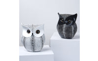 Owl Figurine Textured Owl Statue Decorative Sculpture for Collectors, Understated Decor Fans, Shelf, Bookshelf, Entryway
