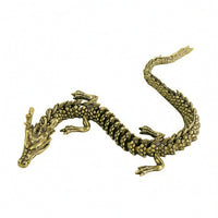 Dragon Figurine Antique-Style Sinuous Dragon Figure High Quality for Tabletop