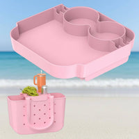 Beach Bag Tray Lightweight Tote Bag Tray Insert Easy Setup for Picnic, Travel