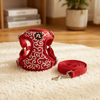 Dog Harness and Dog Leash Set, Adjustable Vest Harness with Cat Harness and Cat Leash