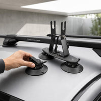 Metal Construction Roof Suction Rack Vacuum Mount Balance Bike Holder Sturdy Scooter Carrier