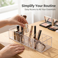 Clear Acrylic Drawer Organizer Storage Stackable Nordic Makeup Vanity Accessories for Mirror Cabinet