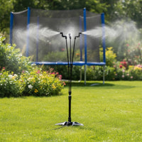 Standing Misting Sprinkler Cooling Mist with Tripod Base Stable Tripod Misting Stand  Homeowners