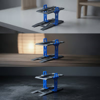 Two-Level Diecast Car Display Rack Modular Model Car Display Rack Stackable Compact for Desktop, Hobby Room