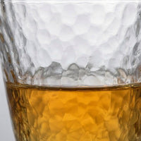 Hammered Glass Tea Cup, Heat-Resistant Japanese Style