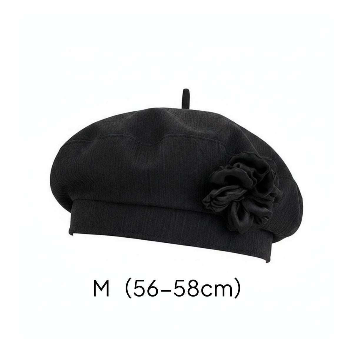 Decor Flower Beret Lightweight Pink Flower Beret Breathable for Outdoor, Women
