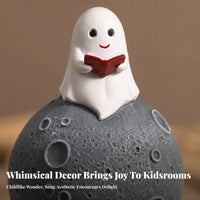 Tabletop Halloween Spirit Night Light | Playful Seasonal Character, for Bedside Table