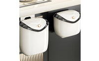 Wall Mounted Trash Can Odor Control Sliding Lid Trash Can Easy to Clean