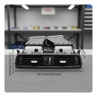 Front Dashboard Cooling Outlet Panel Plug and Play Center Dashboard Cooling Vent Sturdy Composite Panel Material Automotive Replacement Part