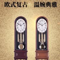 Tabletop Desktop Clock Living Room Retro Ornament Chime Clock Home Decoration Old-fashioned Clock House-shaped Design