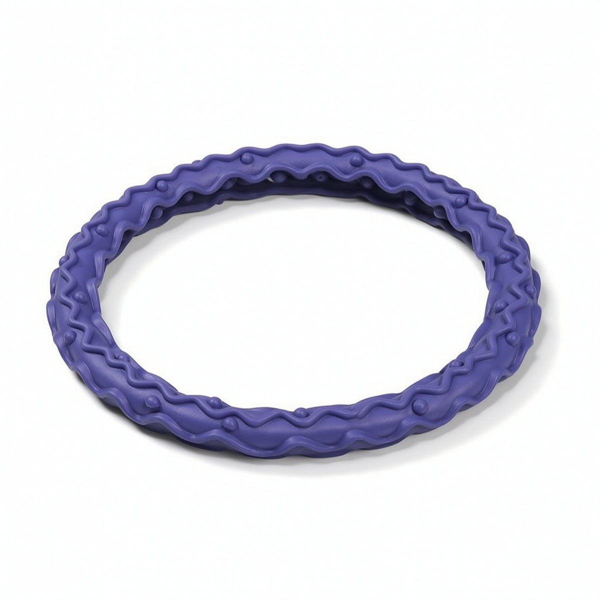 Dog Gnaw Loop Textured Dog Loop Toy Interactive Sturdy for Dogs, Fetching, Indoor Play