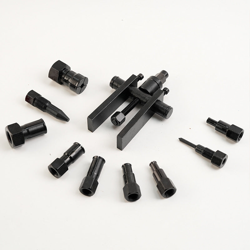 10-Piece Carbon Steel Motorcycle Bearing Removal Tool Set