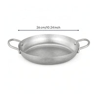 Seafood Dry Wok Pan Lightweight Aluminum Pan Portable Cookware for Home Cooks, Commercial Prep