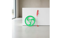 Hoop and Toy Screen Fun Rolling Hoop Game Promotes Hand-Eye Coordination Push Wheel Toy for Kids, Outdoor, Park, Playground